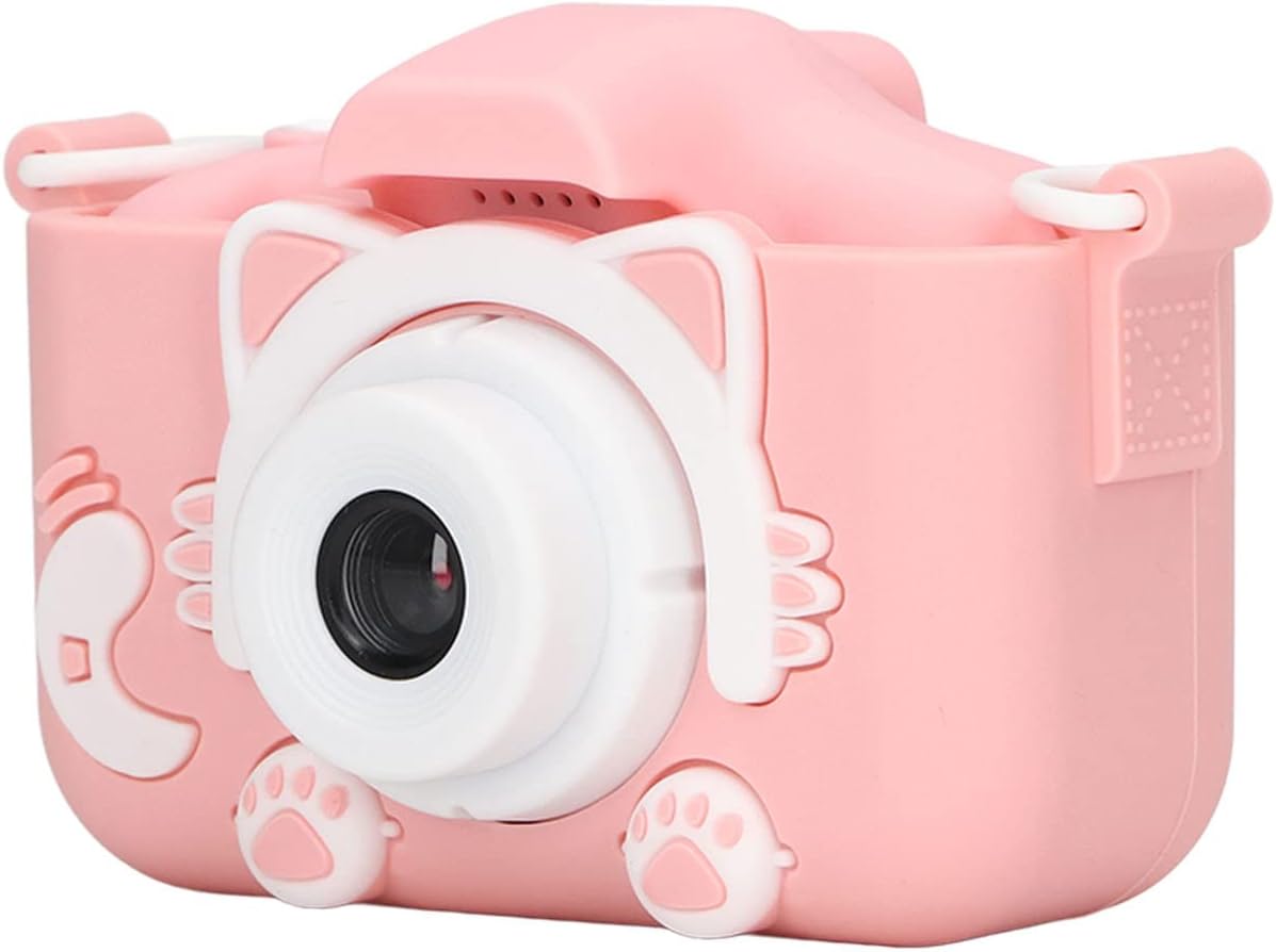 Cámara para Niños 20MP HD 2.0” + Tarjeta 32GB – Azul y Rosa, Compacta y Divertida - Vetonek