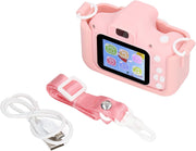 Cámara para Niños 20MP HD 2.0” + Tarjeta 32GB – Azul y Rosa, Compacta y Divertida - Vetonek