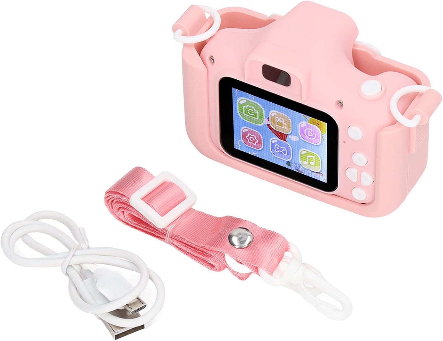 Cámara para Niños 20MP HD 2.0” + Tarjeta 32GB – Azul y Rosa, Compacta y Divertida - Vetonek