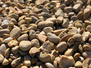 Canto rodado Río Caramelo Vetonek piedra jardin
