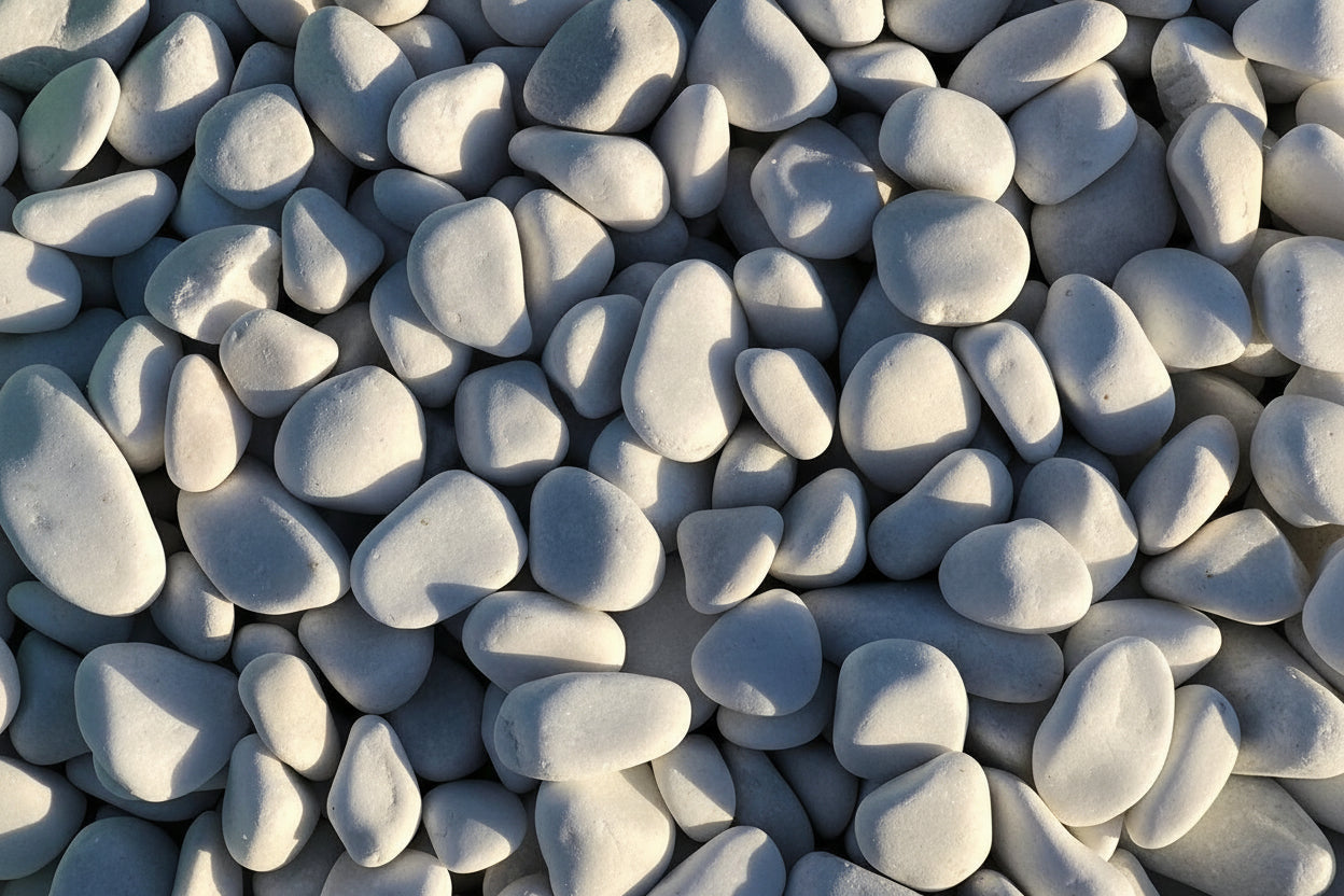 Piedra blanca para jardin