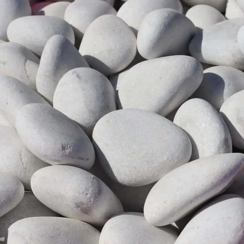 Comprar cantos rodados blancos perfectos