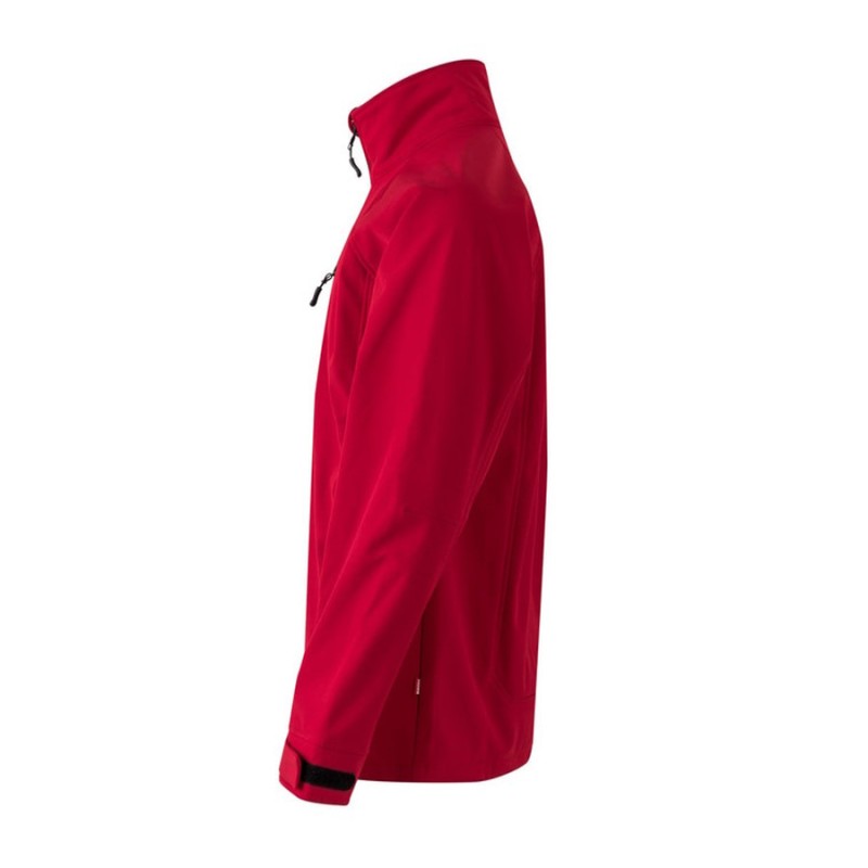 Detalle de la cremallera de la cazadora soft shell Velilla 206005 - Vetonek