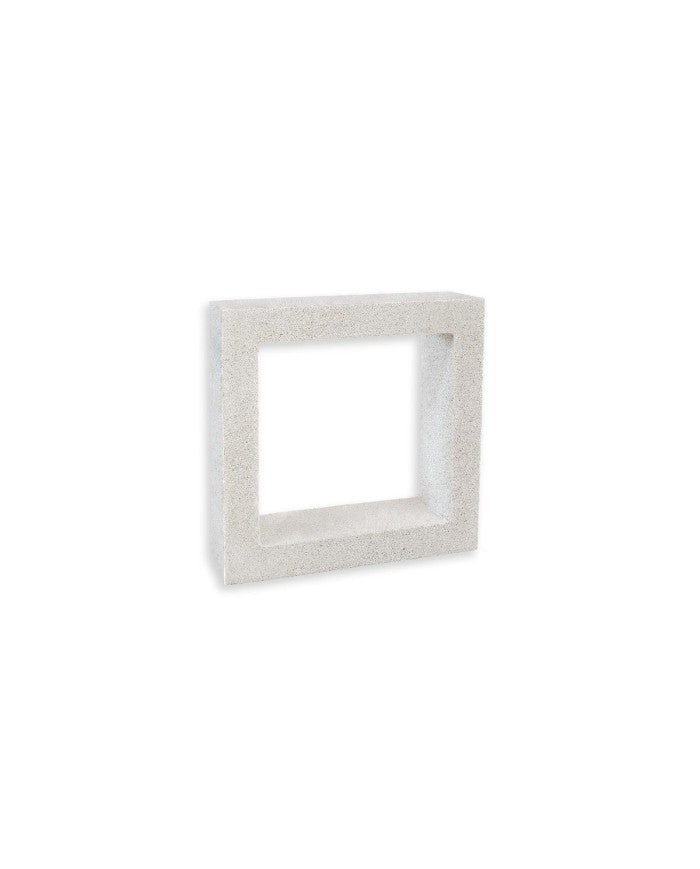 Claustra en Béton Blanc - Ventilation et Intimité au Jardin