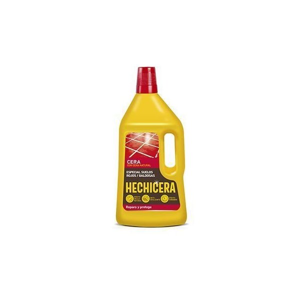 Cera autobrillante roja Hechicera 750 ml para suelos Vetonek