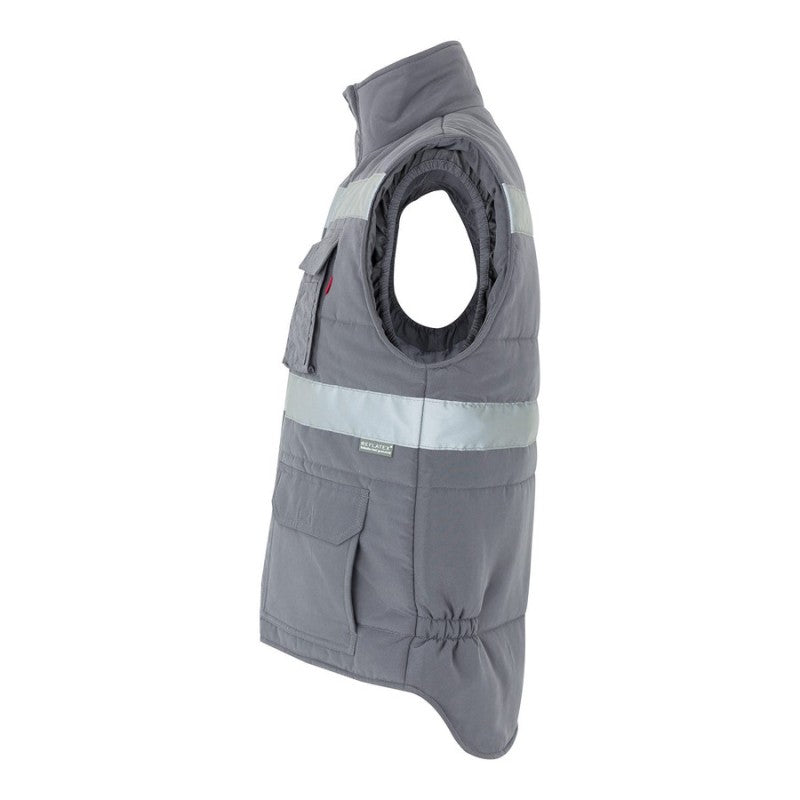 Chaleco acolchado reflectante Velilla 205904 en negro - Vetonek