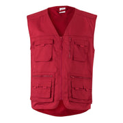 Chaleco multibolsillos Velilla 105901 forro de rejilla - Vetonek