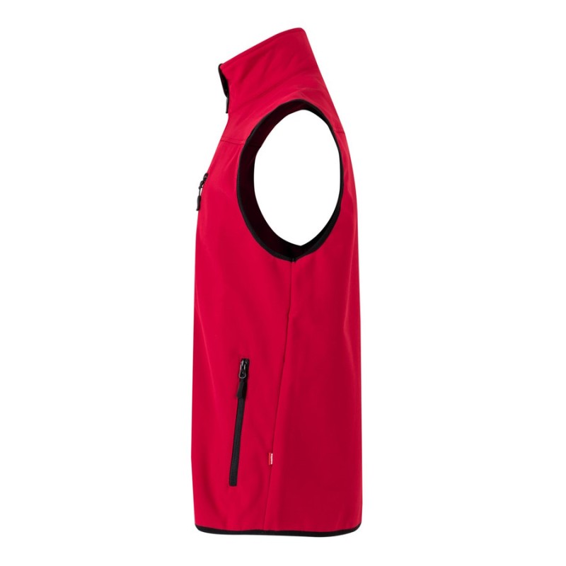 Chaleco soft shell Velilla 205905 detalle de cremallera invertida - Vetonek