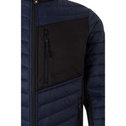 Chaqueta acolchada ligera Velilla 206009 en azul navy y negro - Vetonek