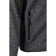 Chaqueta de punto afelpado Velilla 206008 en gris y negro - Vetonek