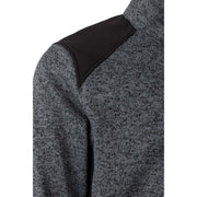 Chaqueta de punto afelpado Velilla 206008 en azul navy y negro - Vetonek