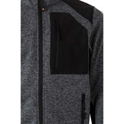 Chaqueta de punto afelpado Velilla 206008 panel de marcaje en el pecho - Vetonek