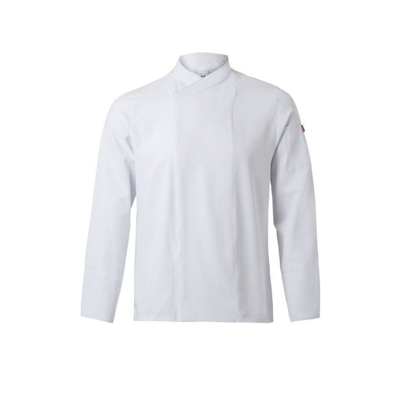 Chaqueta de cocina de manga larga en microfibra Velilla 405210 - Vetonek