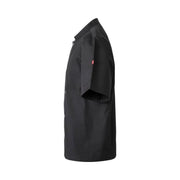 Chaquetilla de cocina negra con automáticos Velilla 405205 - Vetonek