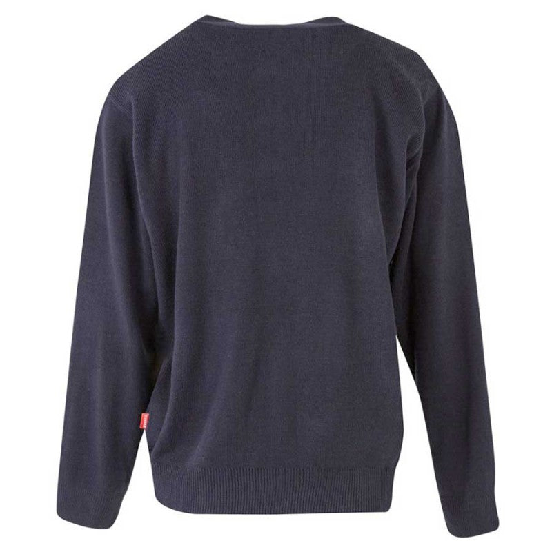 Chaqueta de punto fino de mujer Velilla 103 en azul marino - Vetonek