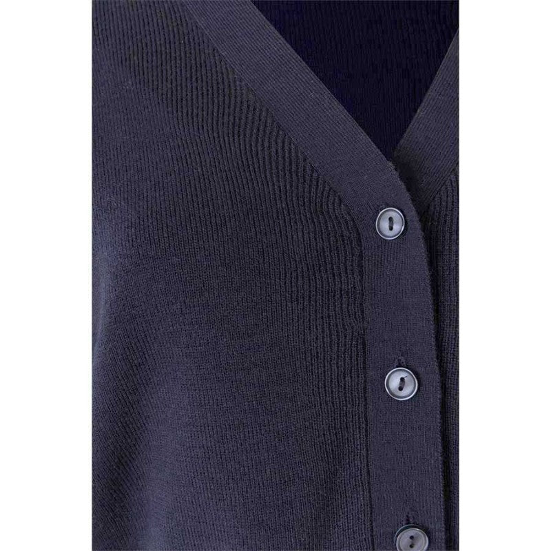 Chaqueta de punto fino de mujer Velilla 103 detalle de botones - Vetonek