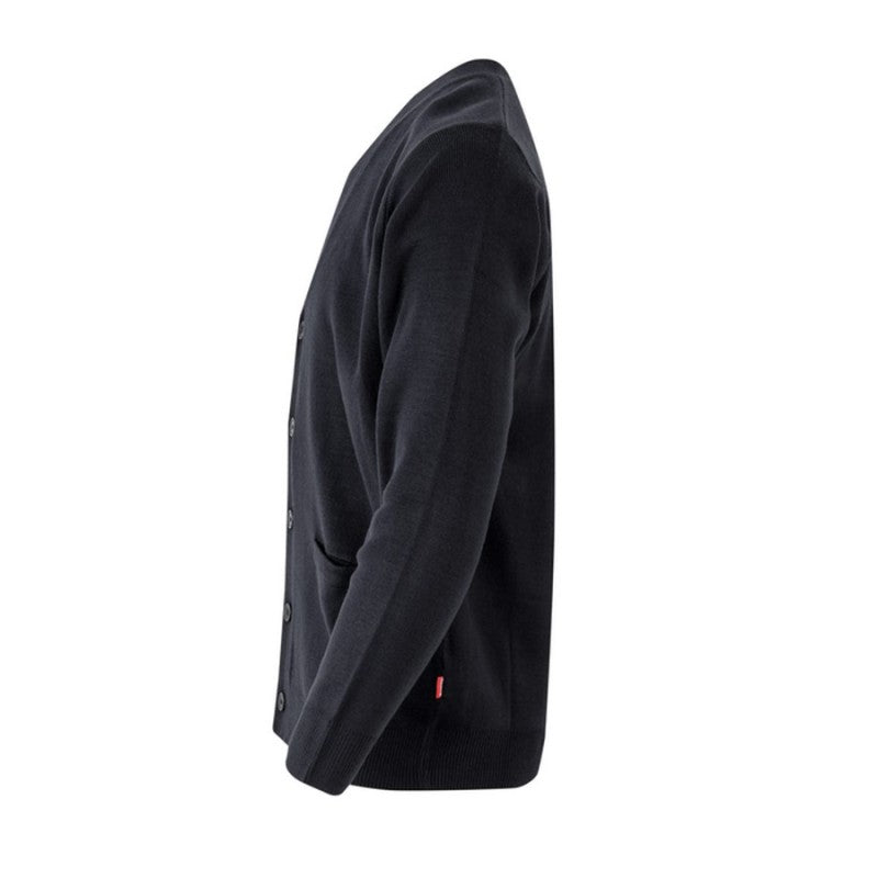 Chaqueta de punto fino Velilla 103C detalle de botones - Vetonek