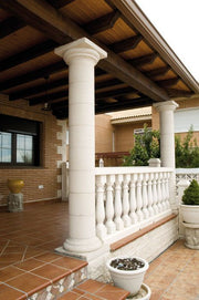 Columna Villalobar montada en porche