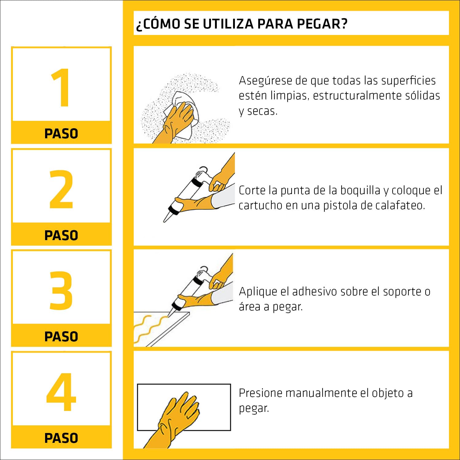 como se usa sikaflex para pegar