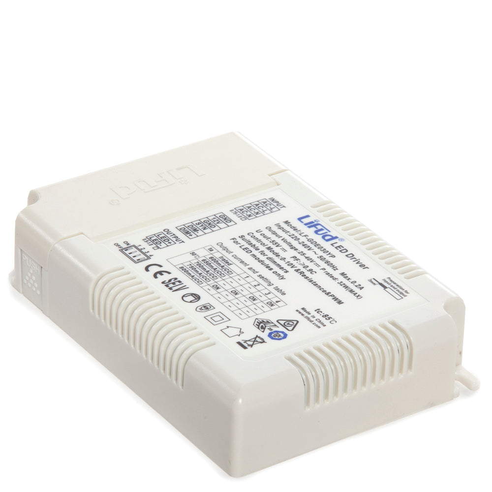 Driver LIFUD 38-42W AC220-240V 3 en 1 DIM (0-10V/PWM/RX) Flicker Free + DIP — Vetonek (2)