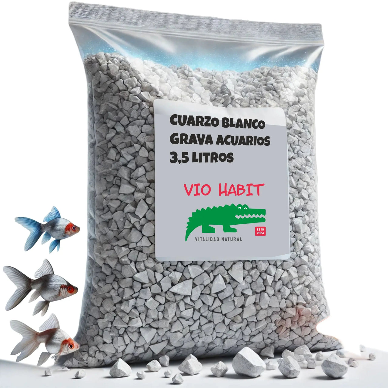 Vio Habit Cuarzo Blanco acuarios