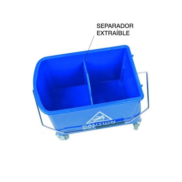 Mini seau à serpillière professionnel 20 litres avec roues Vetonek