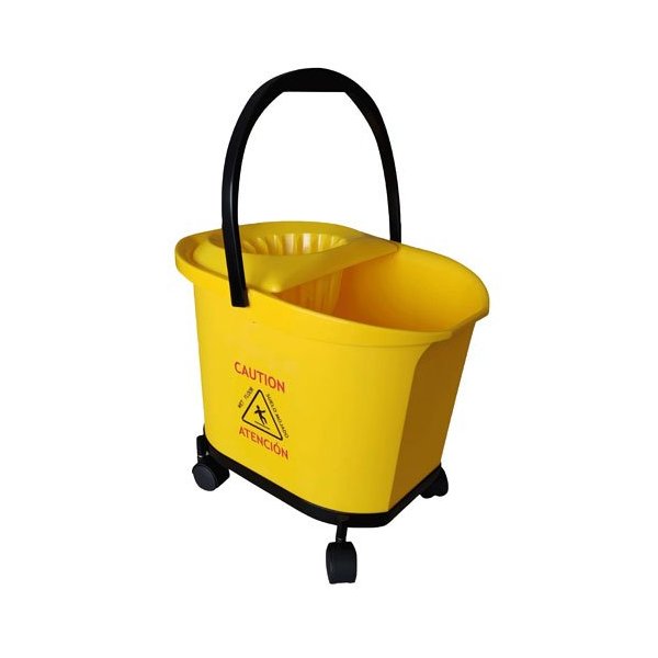 Cubo fregona Denox con ruedas y escurridor - 16 L Vetonek