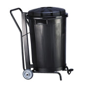 Balde Denox Goliat 95 L - Recipiente Preto com Pedal e Rodas Vetonek