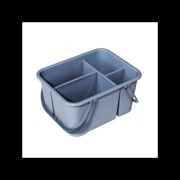 Cubo portátil de limpieza - Cesta multiusos gris Vetonek
