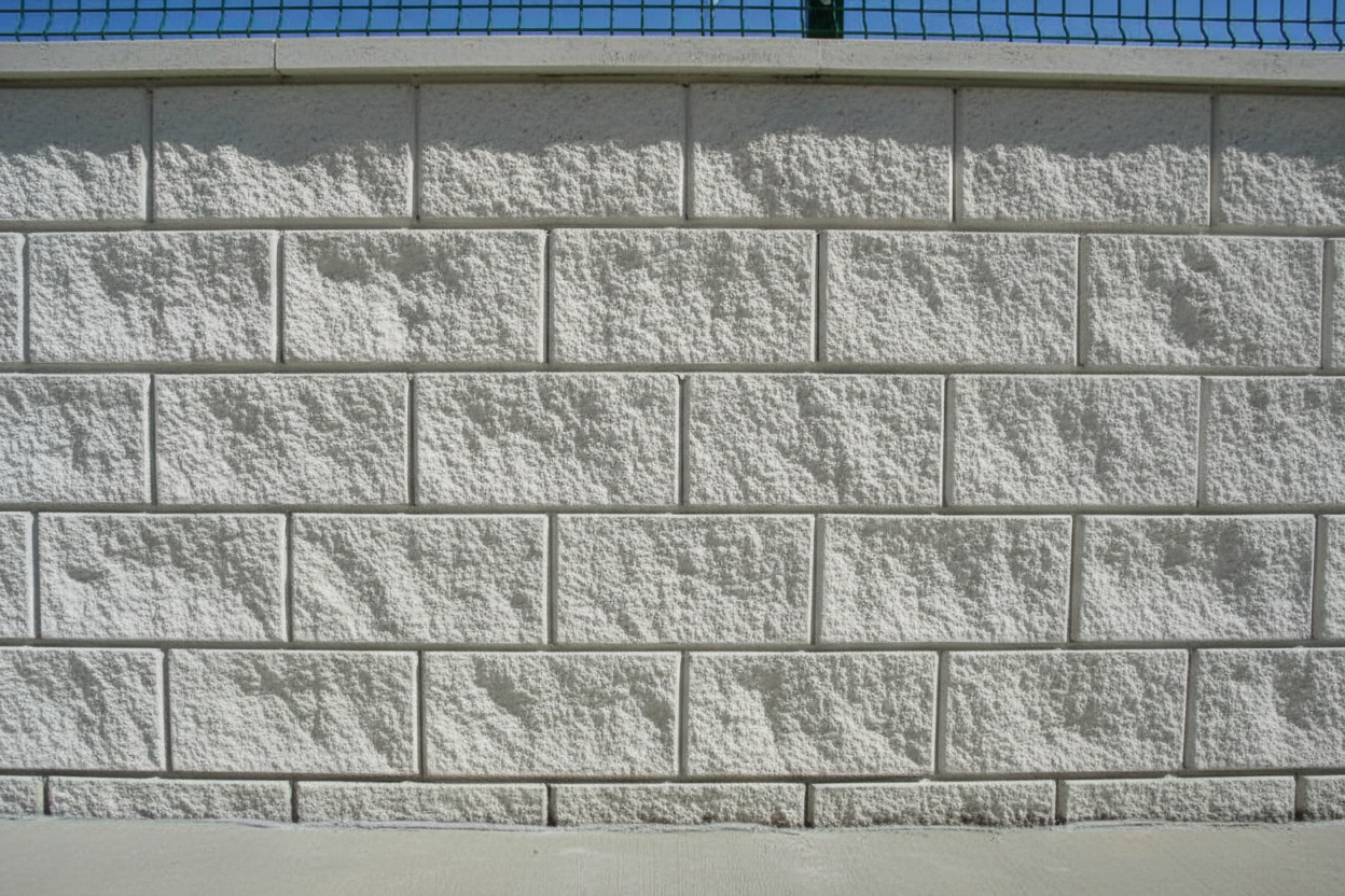 Cubremuro de hormigón blanco - Vetonek