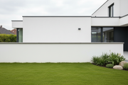 Cubremuros Duero de hormigón, remate del muro perimetral de una vivienda moderna minimalista - Vetonek