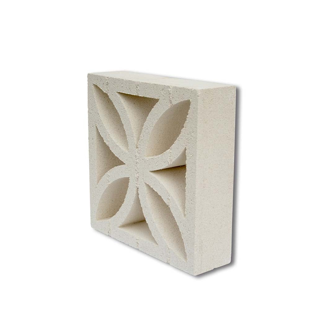 Celosía de hormigón, bloque calado para cerramientos ventilados de patio y jardín - Vetonek
