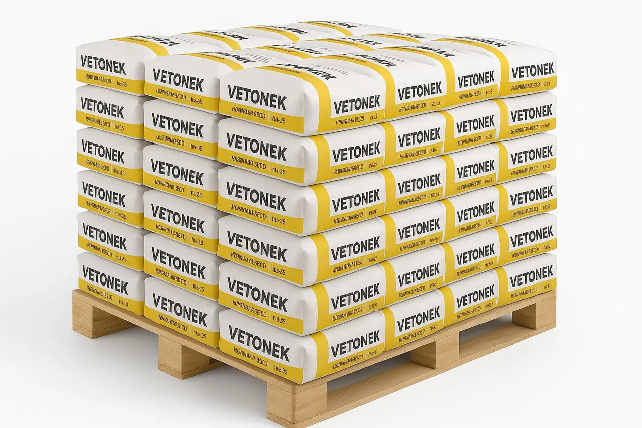 Hormigón Seco HA-25 PRO – Palet 50 Sacos de 25 kg Vetonek