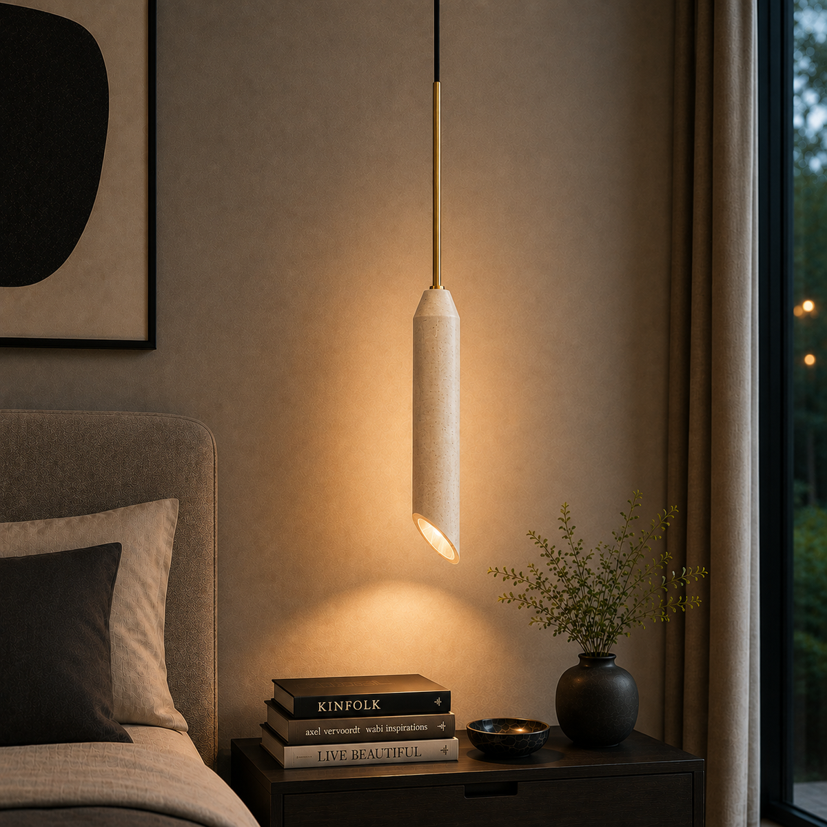 Lámpara Colgante "Marble Art Sand" GU10 — Vetonek