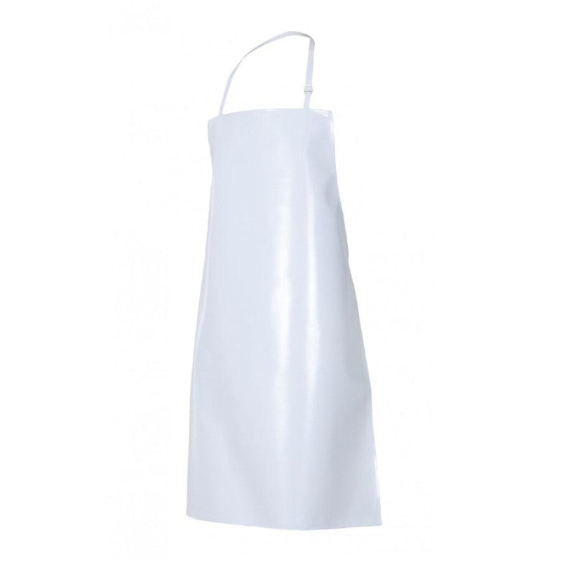 Delantal con peto de PVC impermeable blanco Velilla 7 - Vetonek