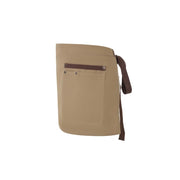 Delantal corto de canvas Velilla 404221B en verde oliva y beige - Vetonek