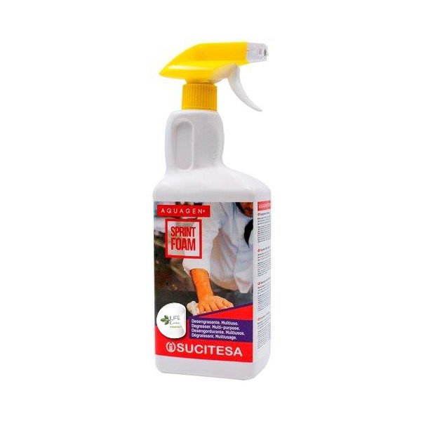 Desengrasante Industria Alimentaria 1L - Aquagen Sprint Foam Vetonek