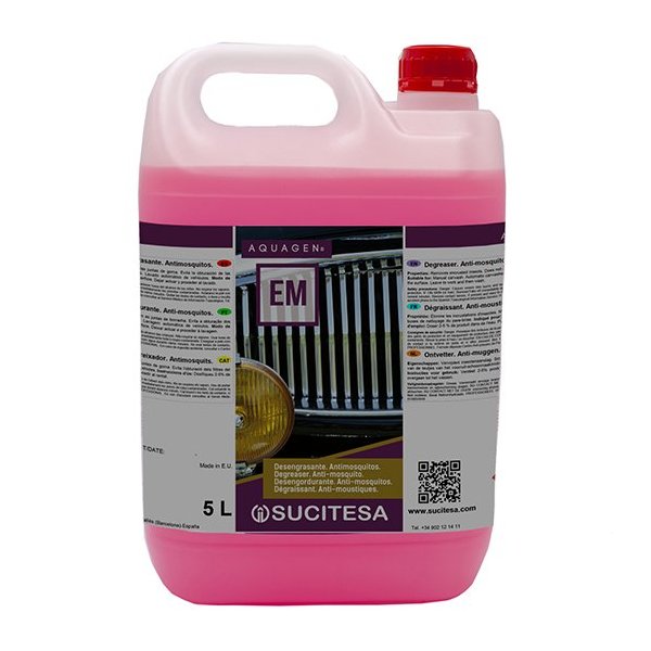 Desengrasante Antimosquitos AQUAGEN EM 5L para Coches Vetonek