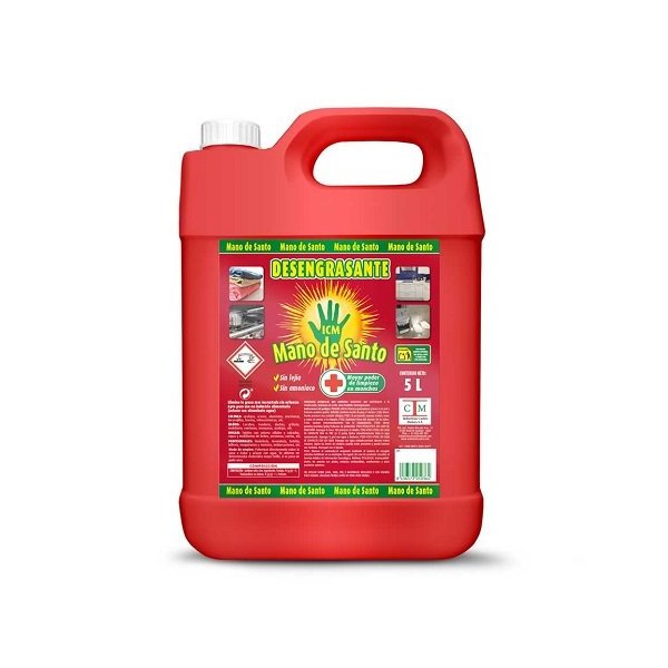 Desengrasante multiusos Mano de Santo 5L - Sin Alcohol ni Amoníaco Vetonek