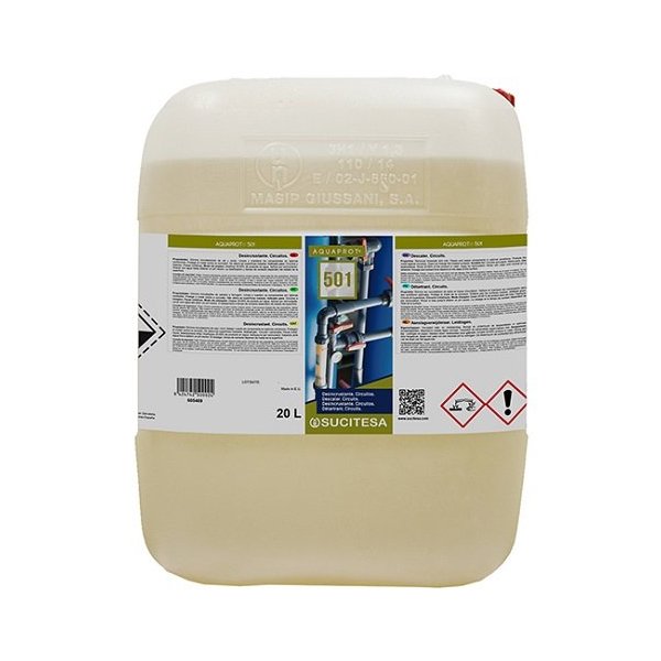 AQUAPROT 501 - Desincrustante de Circuitos y Tuberías 20L Vetonek
