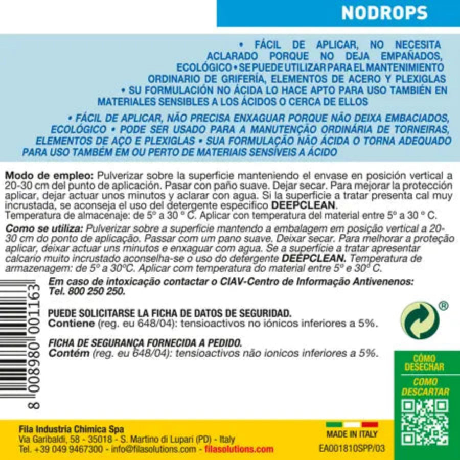 Detergente protector anti-gotas - Vetonek