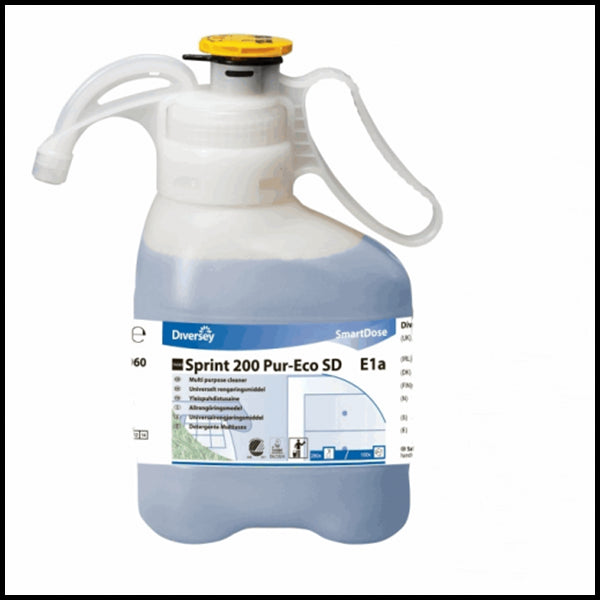 Diversey Taski Sprint 200 Pur-Eco SD - Detergente Multiusos 1,4L Vetonek