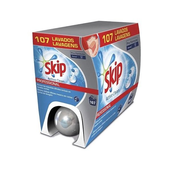 Detergente Skip Active Clean 7,5L - 107 Lavados Vetonek