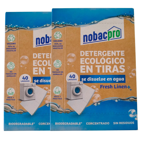 Detergente en Tirás para Lavadora Ecológico y Vegano - 80 Lavados Vetonek
