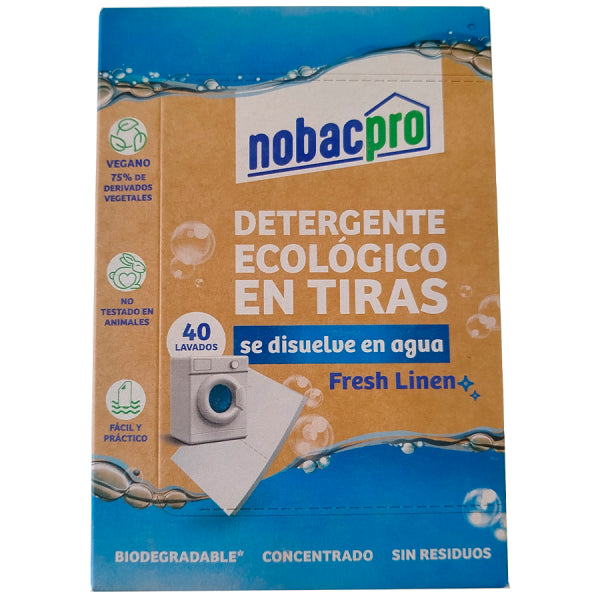 Detergente en Tirás para Lavadora Ecológico y Vegano - 80 Lavados Vetonek