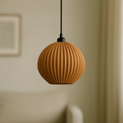 Lámpara Colgante "Idali" Color Beige/Florón Negro/Cable Negro — Vetonek