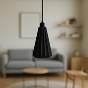 Lámpara Colgante "Lindor" Color Negro/Florón Negro/Cable Negro — Vetonek