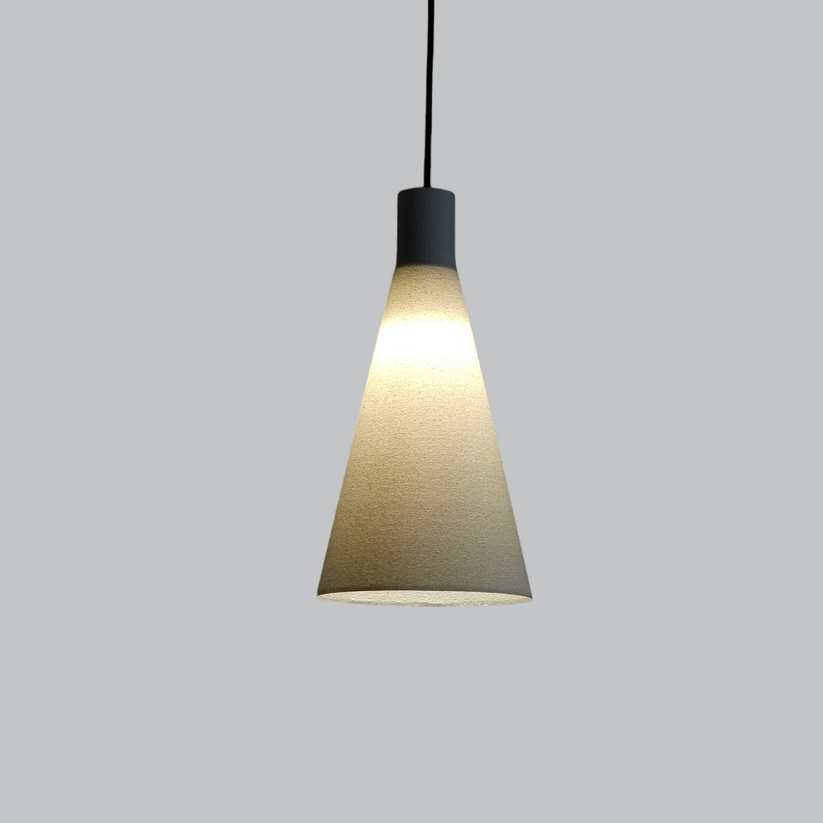 Lámpara Colgante "Shu" Color Blanco/Florón Negro/Cable Negro — Vetonek (3)