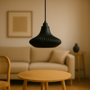 Lámpara Colgante "Vita" Color Negro/Florón Negro/Cable Negro — Vetonek