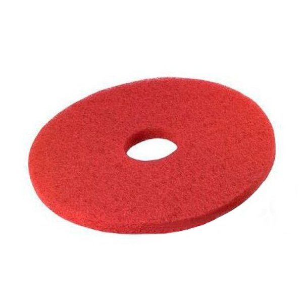 Disco Rojo de Limpieza para Mantenimiento - Caja de 5 Uds Vetonek